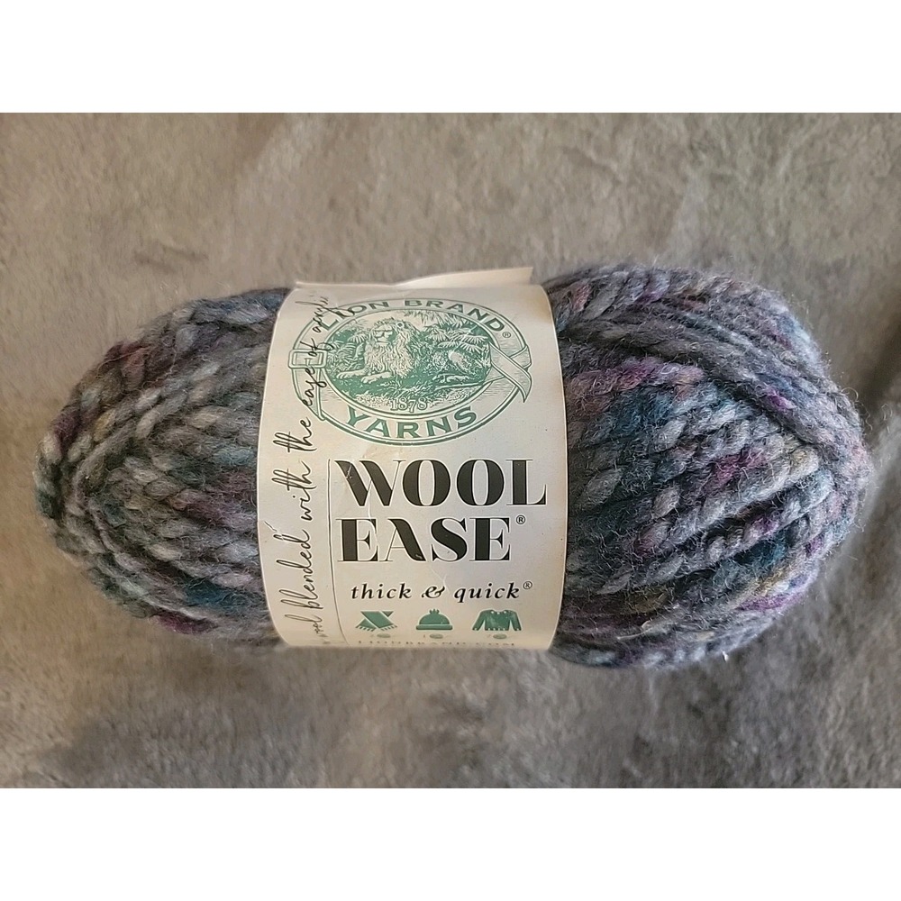 Lion Brand 640-527D Wool-Ease Thick & Quick Yarn-Abalone